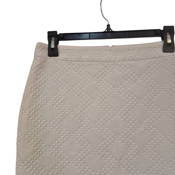 Banana Republic Women's White Cotton/Poly/Spandex Textured Heritage Collection S - Picture 2 of 10